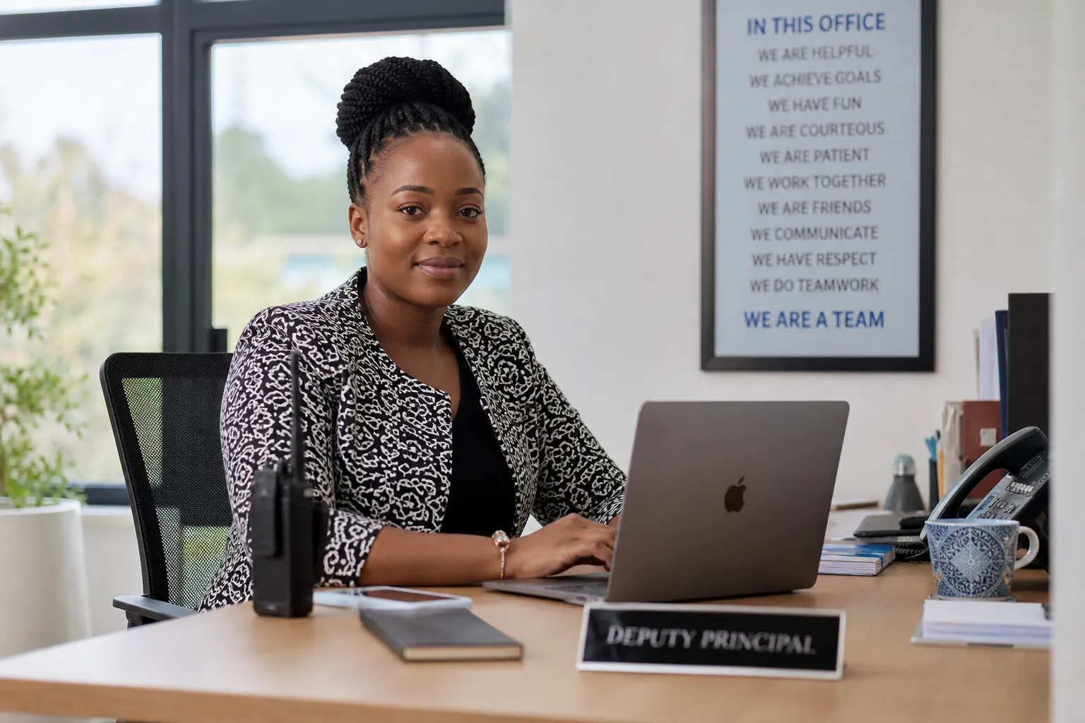 Illustrative portrait: Deputy Principal, Kenya.